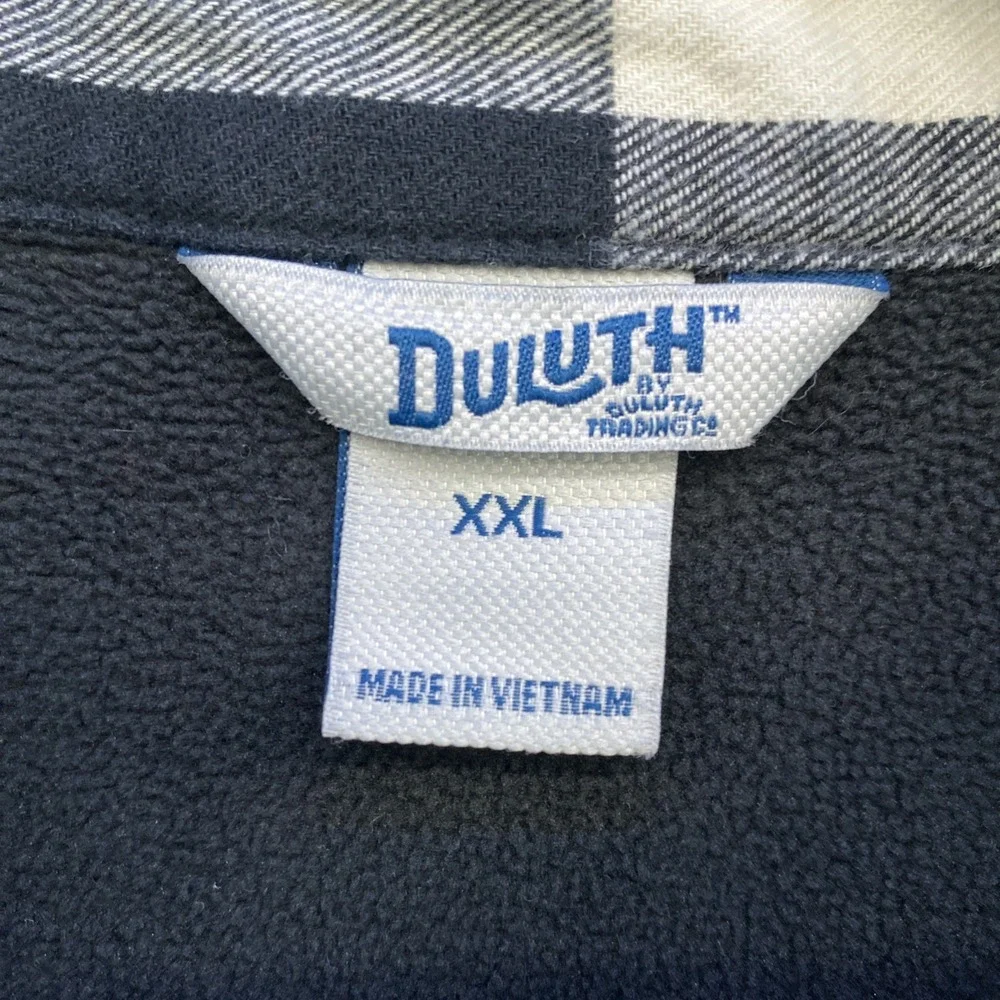 Duluth Trading Fleece Lined Flannel Shacket Womens XXL Jacket FlapJack Plaid - Picture 9 of 13